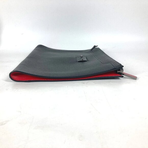 Christian Louboutin Crossbody Logo SKY 2WAY Bag Clutch Pouch Bag Shoulder Bag - Picture 4 of 14